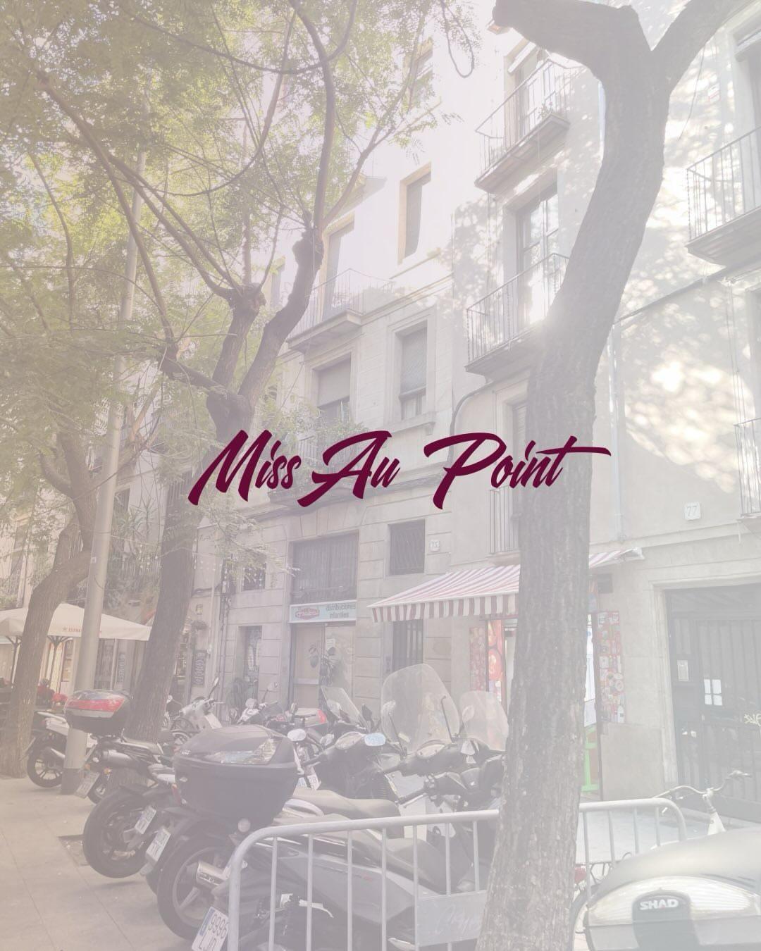 Miss Au Point logo on an urban background